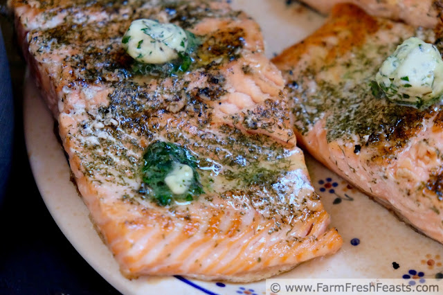 Farm Fresh Feasts: Grilled Asparagus and Salmon with Dill Butter