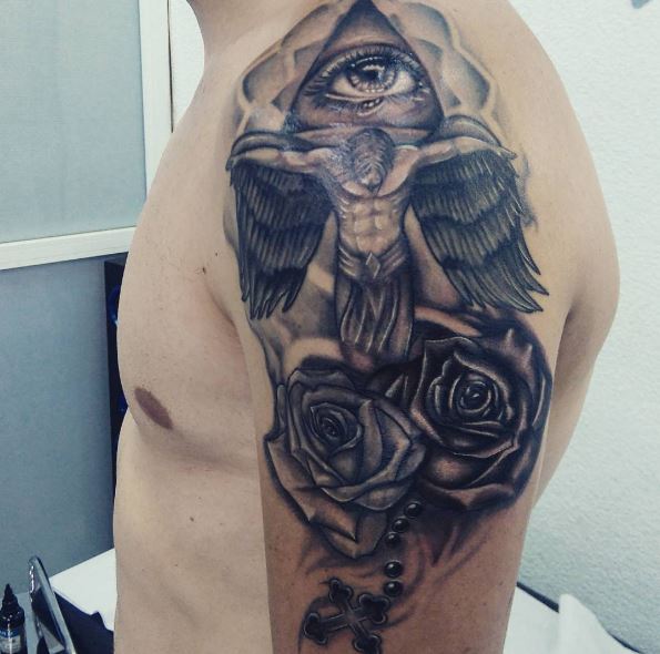 150+ Religious Christian Tattoo Ideas For Men (2019) Designs with Cross