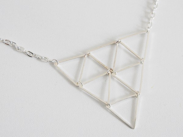 DIY : collier triangle