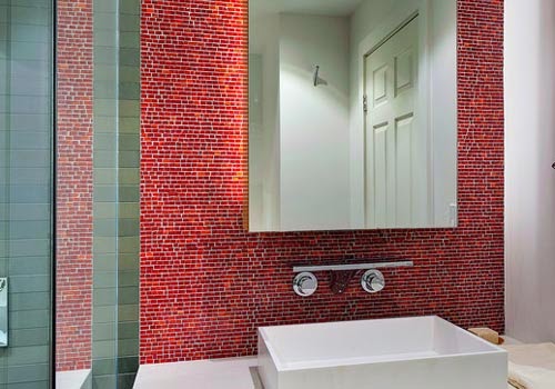 Red Bathroom Decoration