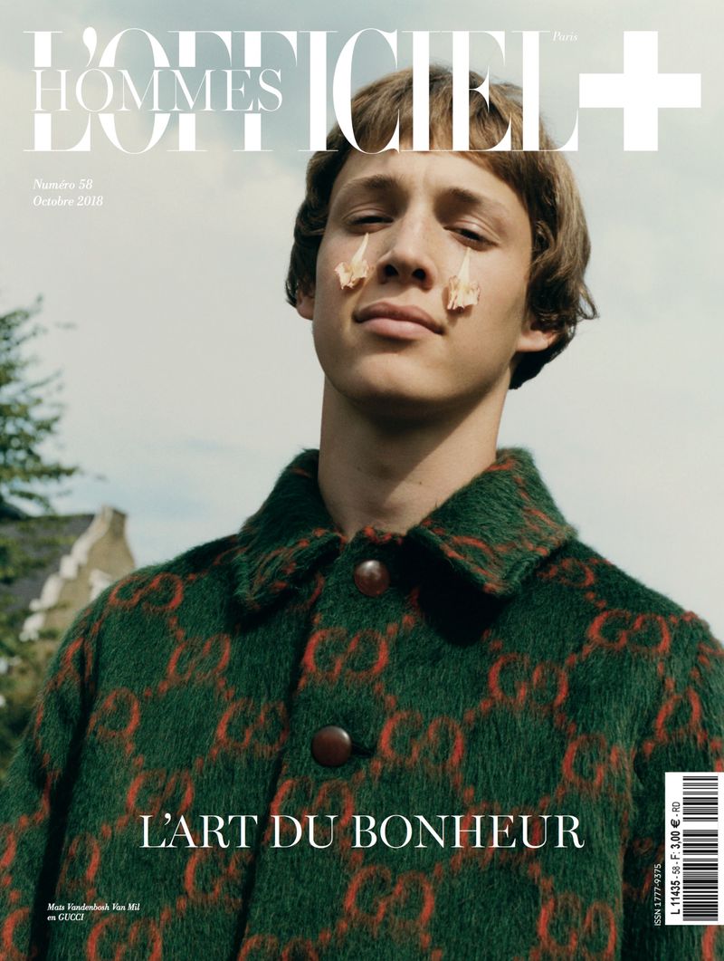 Mats Vandenbosch Van Mil para L'Officiel Hommes Paris