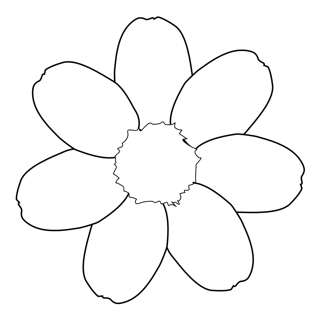clipart flowers black and white - photo #19