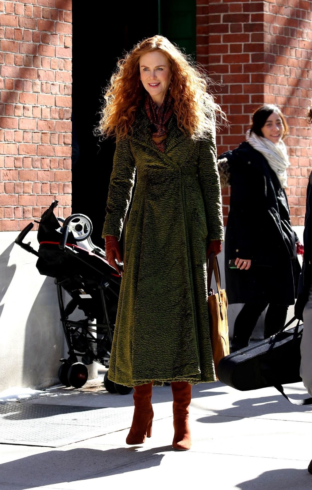 Nicole Kidman on the Set of The Undoing in New York 2019 | Gettyceleb