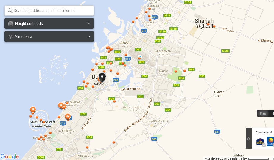 UAE Dubai Metro City Streets Hotels Airport Travel Map Info: Dubai Mall Dubai Map - Dubai ...