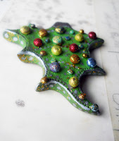 Check out my Christmas tree pin tutorial at Michaels!