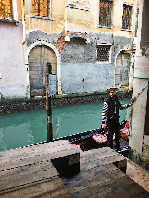 gondolas in venice, italy