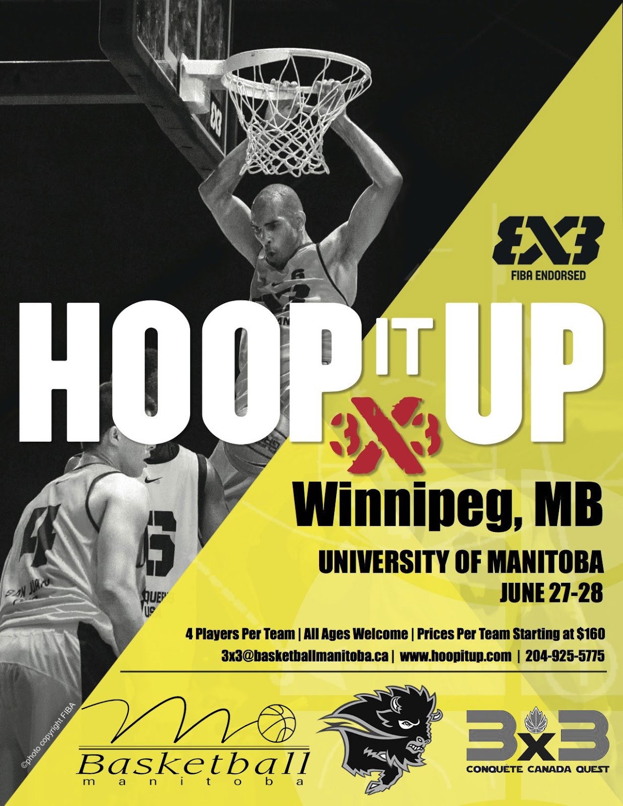 Hoop it Up 3X3 Returning to Winnipeg, June 27-28 at the University of  Manitoba - University of Manitoba Athletics