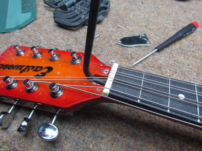 Eastwood 'Ricky' Electric Mandolin Setup Crawls Backward (When Alarmed)