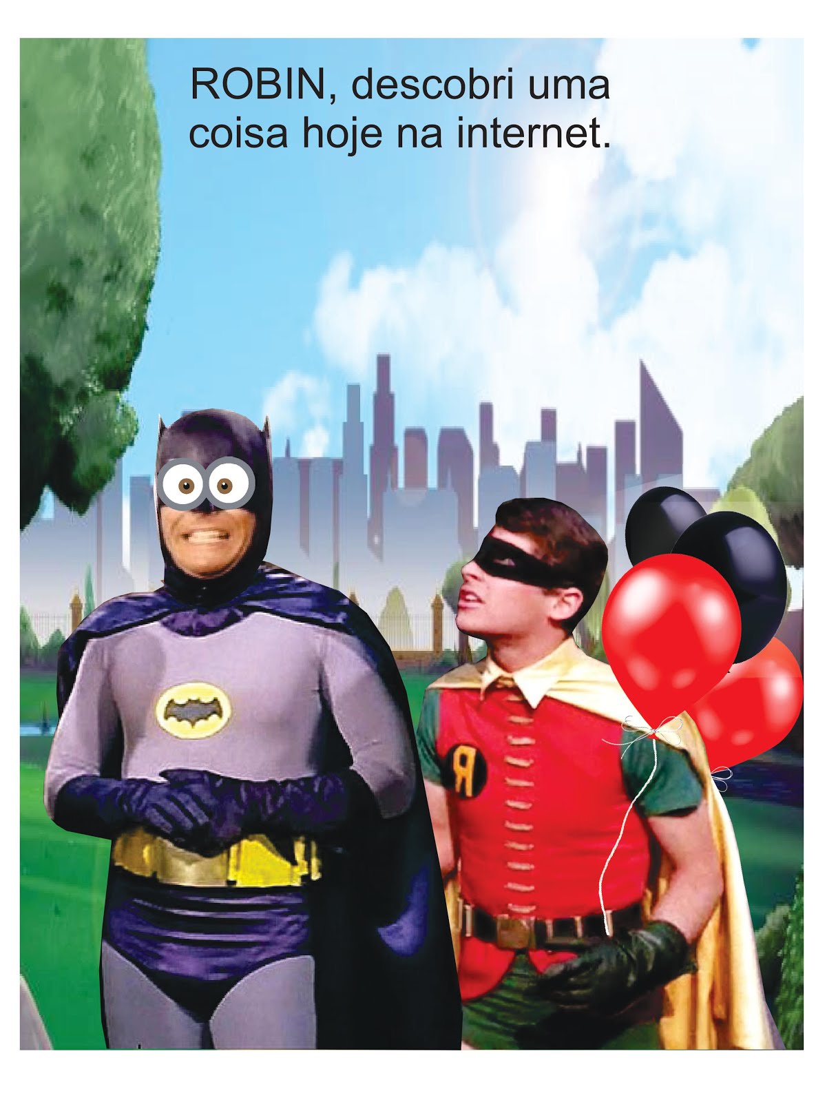 Batman e Robin na Terra Plana