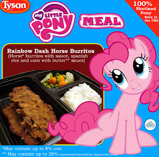 funny horse meat horsemeat my little pony frozen dinner