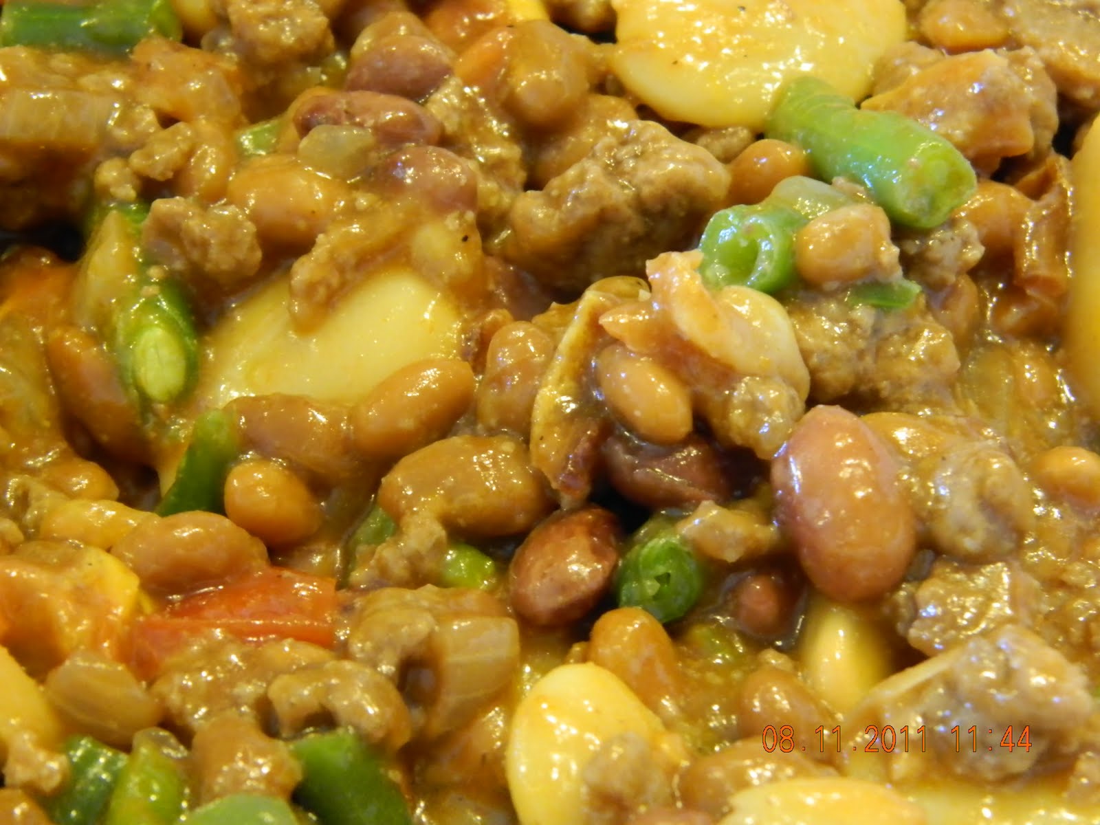 Potluck Beans Slow Cooker Recipe