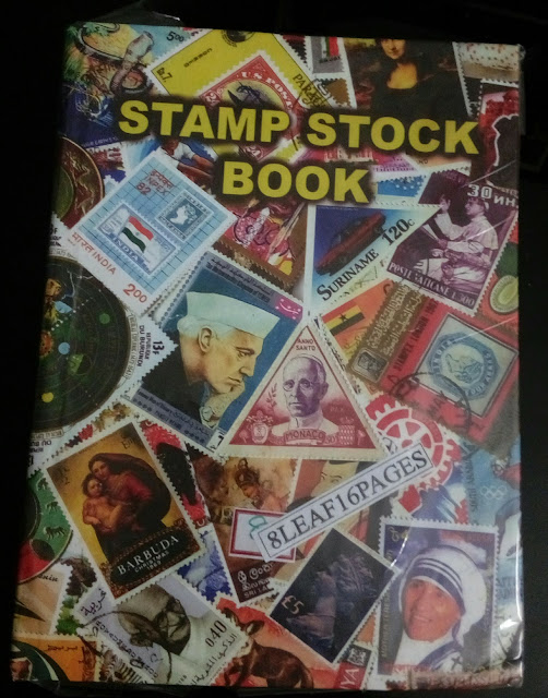 Stamp Stock Book + 100 Stamps!