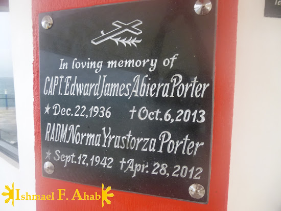 Memoriam to the Porters at the Porter Lighthouse in Lilo-an, Cebu