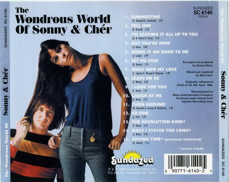 Песни сонни и шер. Cher 1966. Сонни Боно 1998. Sonny & cher обложки альбомов. Sonny and cher альбом фото.