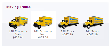 Discounts & Deals 4 Military: Moving Truck Comparison ...