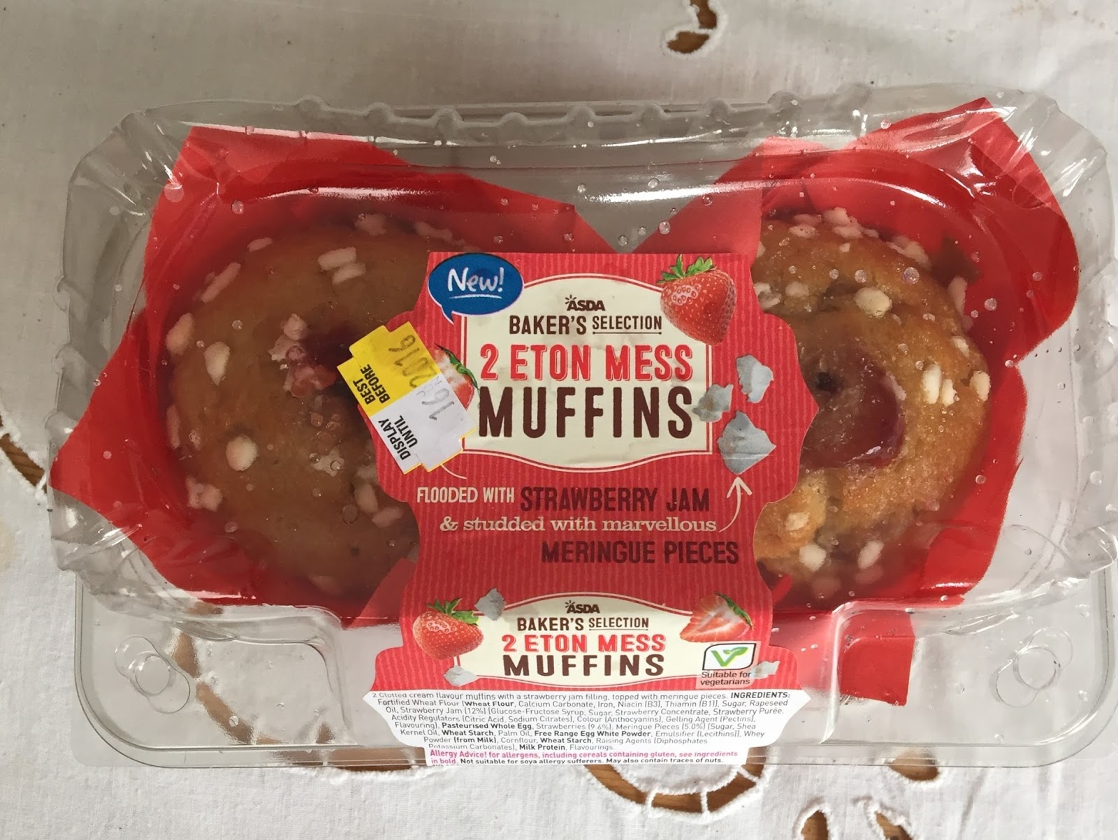 Archived Reviews From Amy Seeks New Treats NEW! Eton Mess Muffins (ASDA)