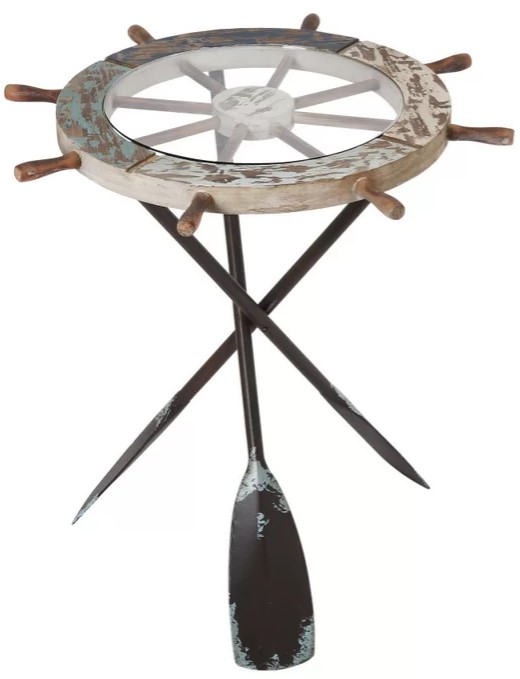 Coastal & Nautical Accent Tables Side and End Tables Coastal Decor