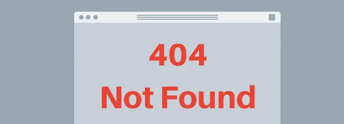 404 Page not found Page - Pages Every Website Should Have