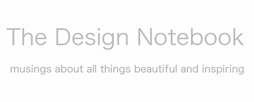 The design notebook