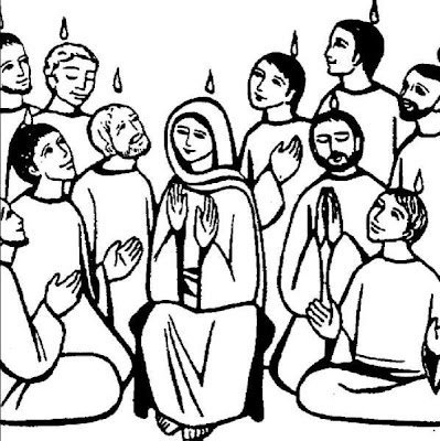 Pentecostés colorear Pentecostés colorear