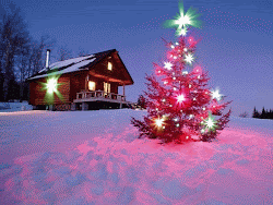 navidad paisajes paisaje animados animado giphy gifs imagenes diciembre movimiento tree sobre estrellas snow contrastes star2 viene ya mx guirnalda