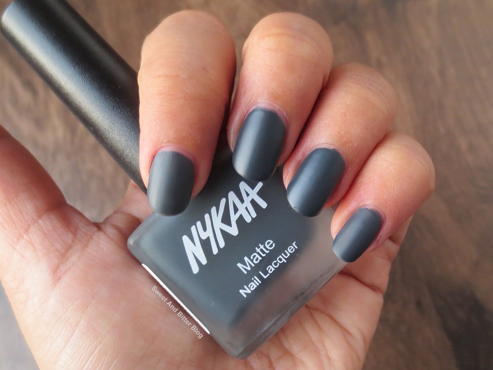 6 Nykaa Matte Nail Lacquer Swatch and Review | Sweet and ...