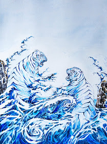 11-Tigers-and-Waves-Marc-Allante-Wild-Animal-Paintings-with-a-Splash-of-Color-www-designstack-co