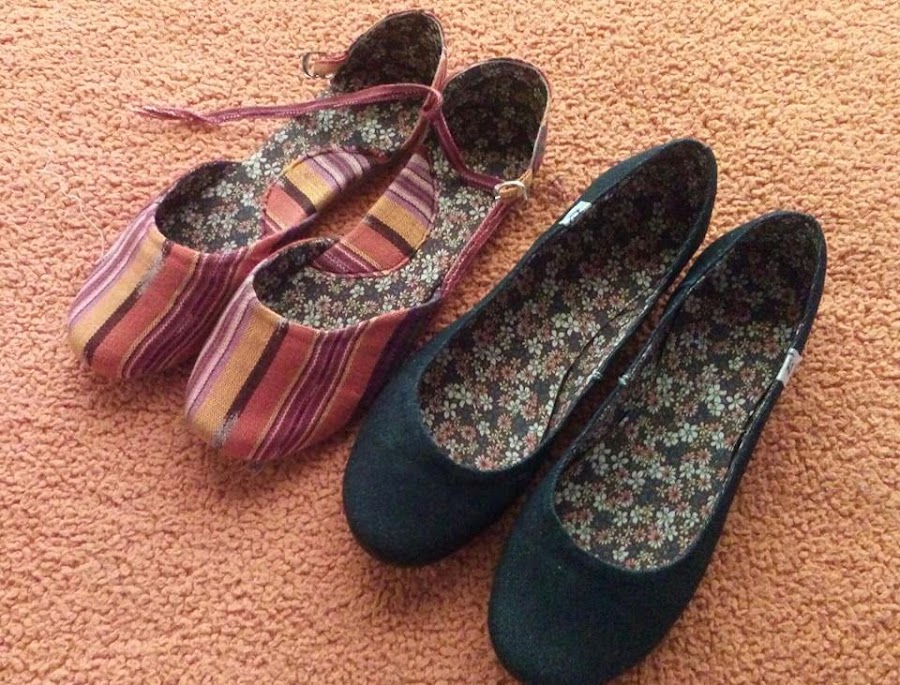 BALERINAS - MATERIAL DE ALGODÓN