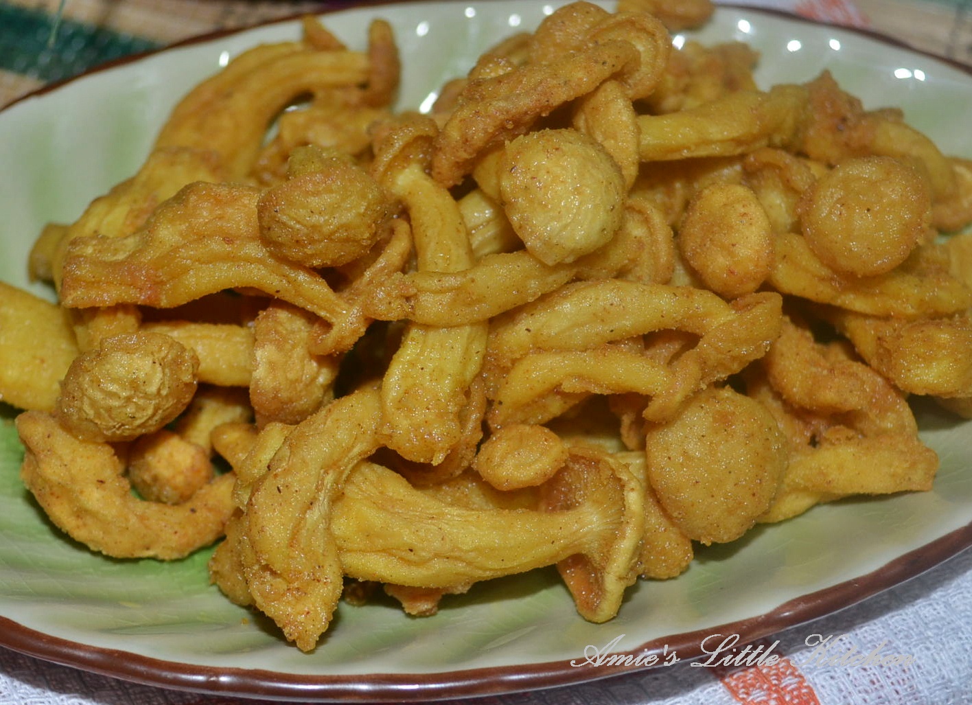 Cendawan Shimeji Goreng Salut Tepung Amie's Little Kitchen