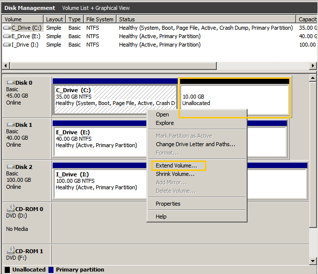 Support Blues Expanding VMware ESXi Guest Virtual Disk Drives