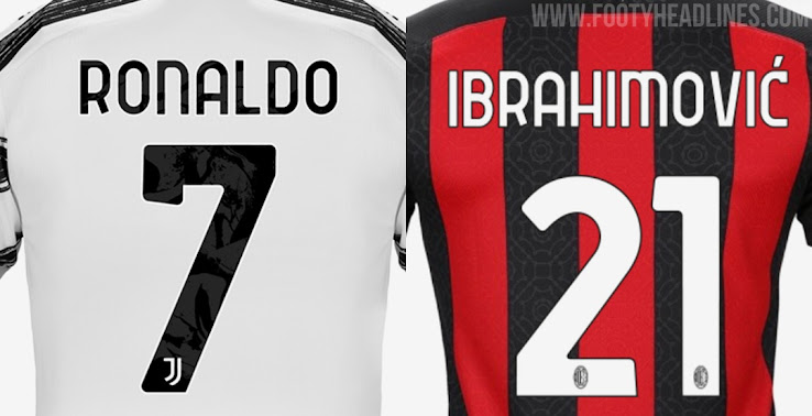 juventus jersey font name