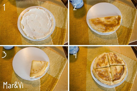 Tarta de Crepes paso a paso