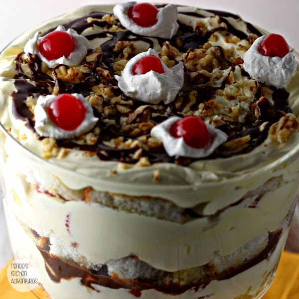 Skinny Banana Split Trifle