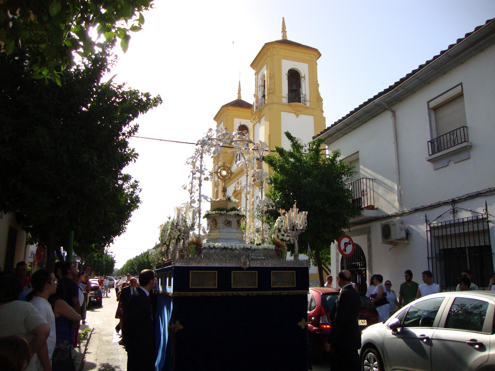 Horario e Itinerario de la Procesión del Corpus de Presentación al Pueblo. Córdoba 18 de Junio del 2023