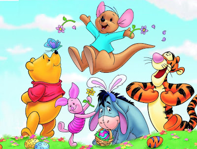 Winnie pooh y sus amigos jugando