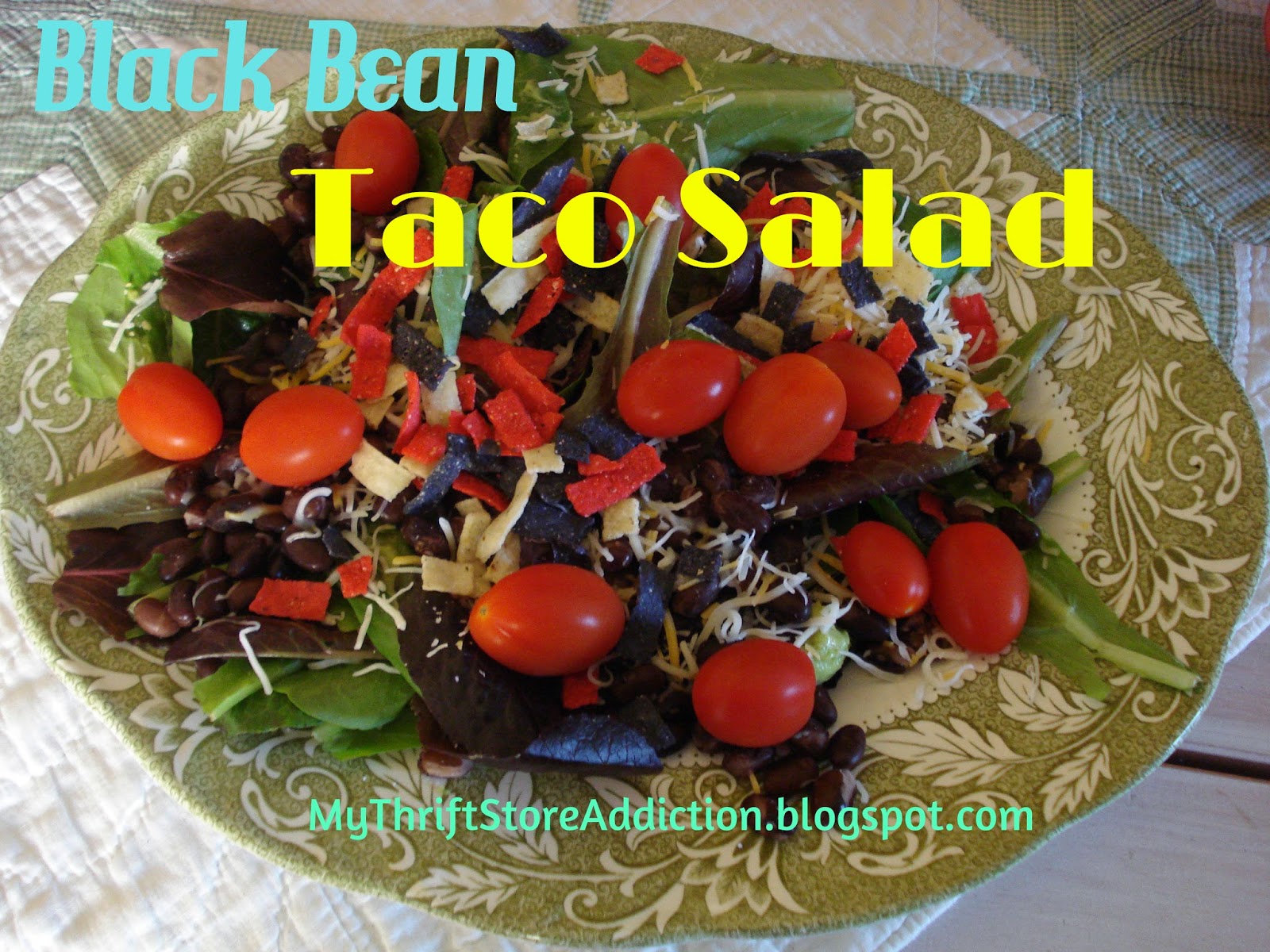 Black bean taco salad