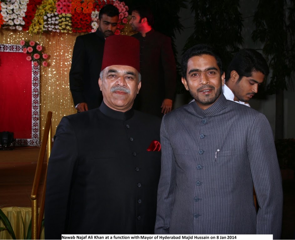 Nawab Najaf Ali Khan Nawab Najaf Ali Khan at function with Mayor of