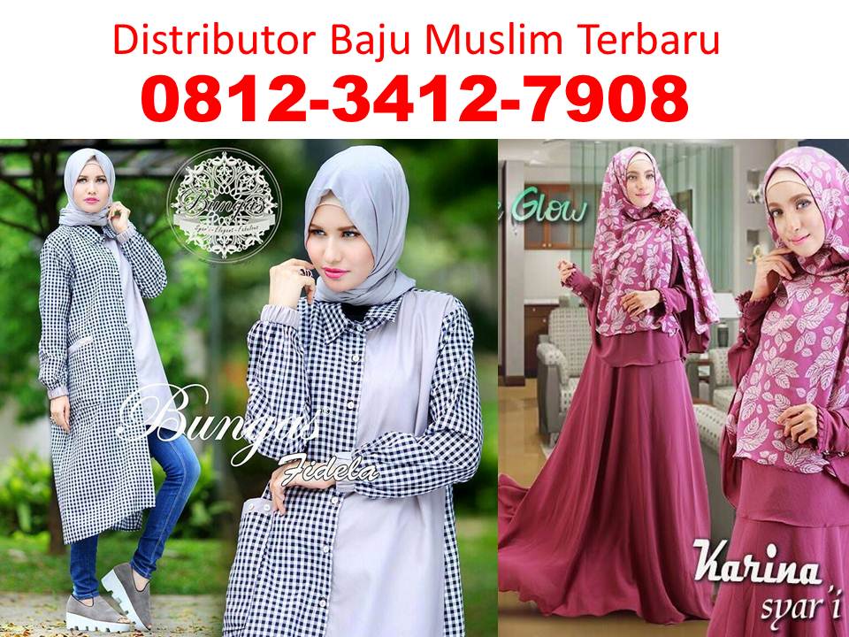  Online  Shop  Baju  Gamis Muslim  Toko Grosir Baju  Muslim  