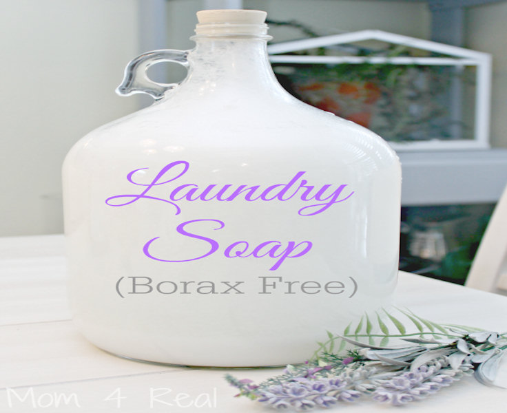 Natural homemade laundry soap borax free