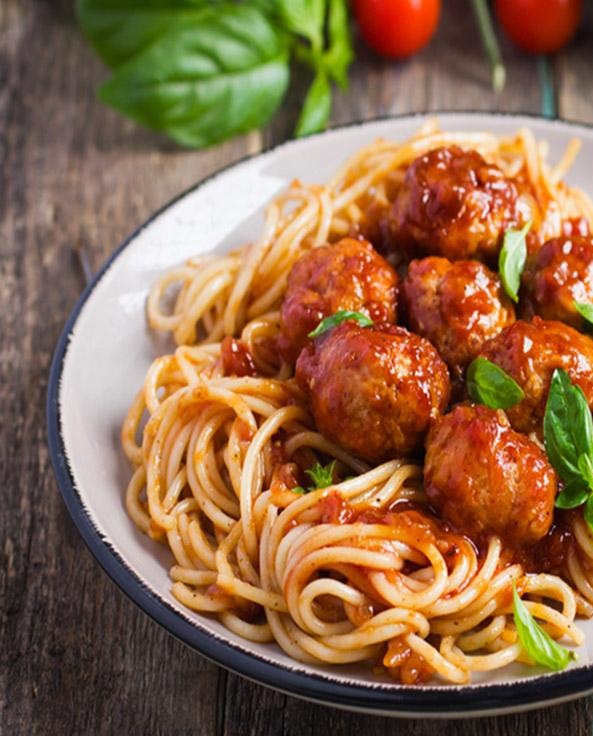 #Recipe : Italian Spaghetti with Meatballs
