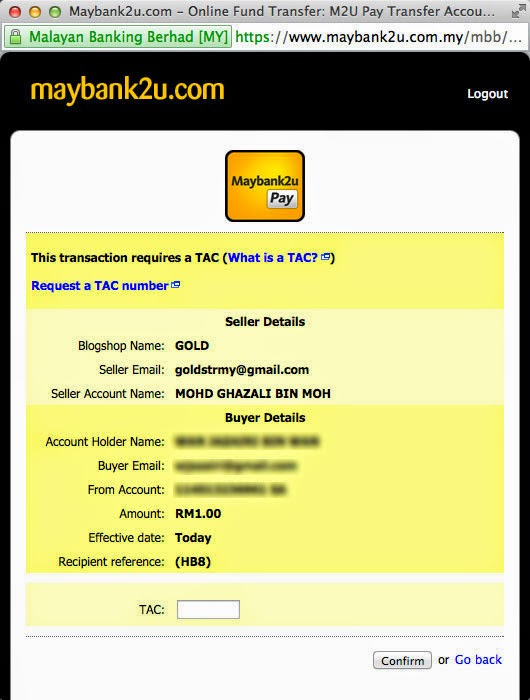 GOLD Payment Guideline