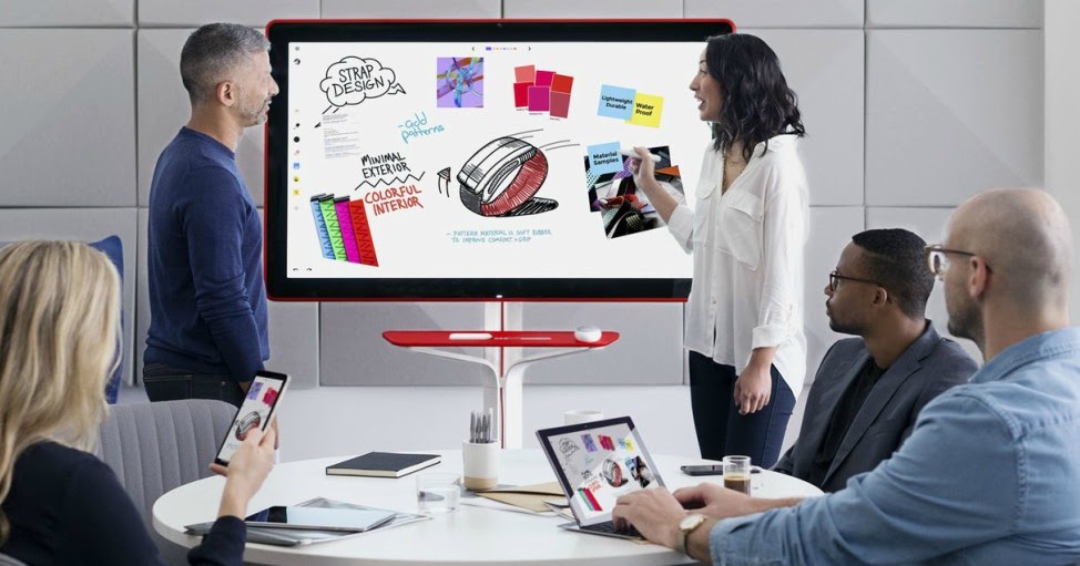 Google's Jamboard is a digital Whiteboard with 55inch 4K screen for