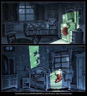 A R M A N D S E R R A N O: Arthur Christmas 1: Neighborhood/Bedroom