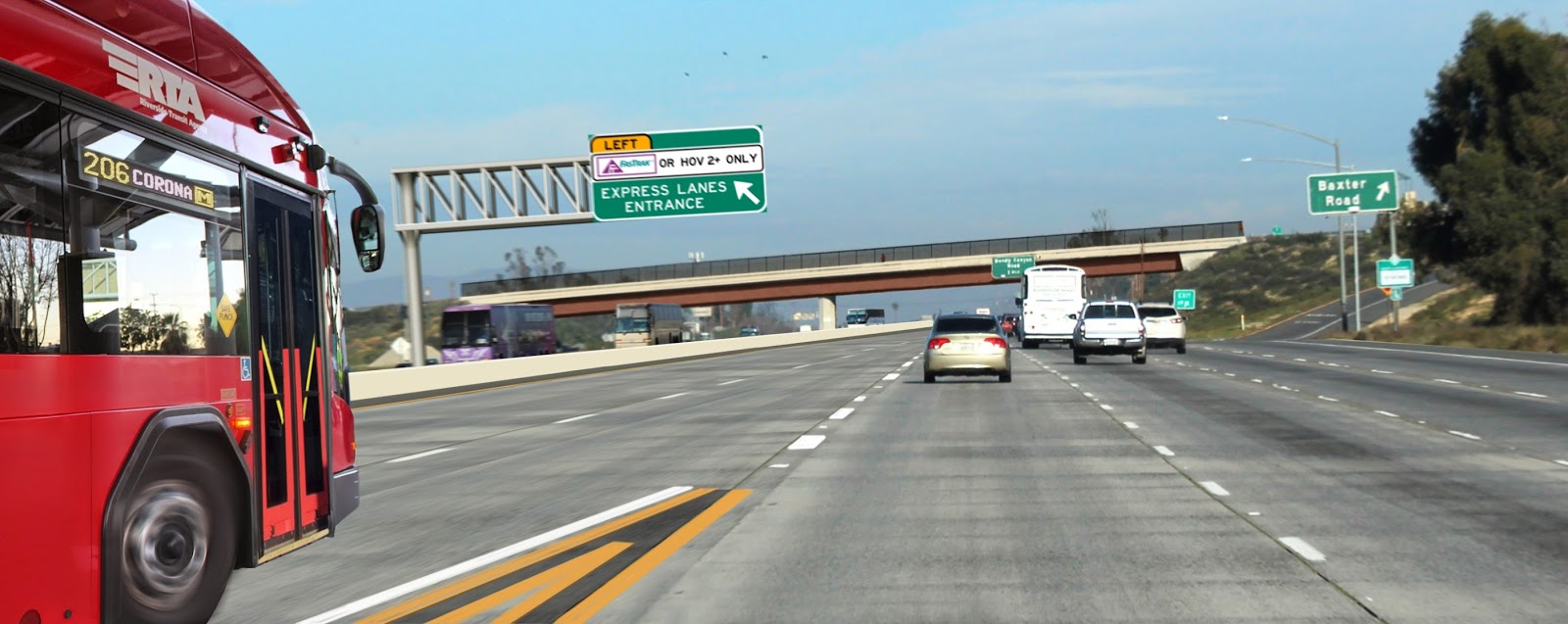 The 91 Express Lanes Can Really Get Southern California Moving On The Public Transit Front There Is Official Word That 91 Express Lanes Slated To Get A Variation Of Rapid Bus Service For Corridor
