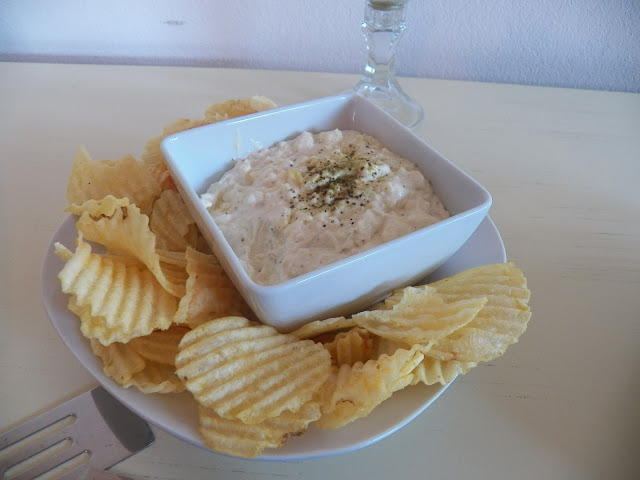 Feta Cheese Spread with Chips