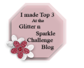 Glitter N Sparkle Challenge 16 Top Three