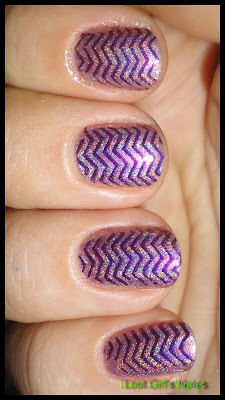 opi ds amethyst swatches with bundle monster plates design