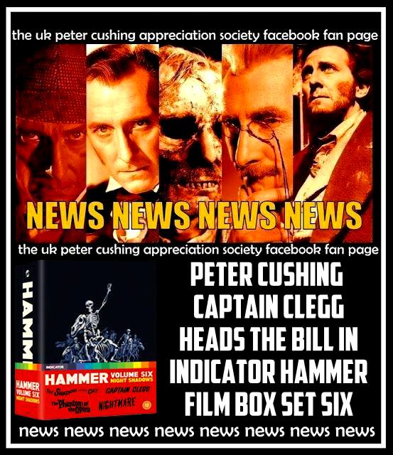 NEWS: POWERHOUSE FILMS RELEASE HAMMER FILM BOX SET SIX WITH CUSHING CLEGG HEADING BILL