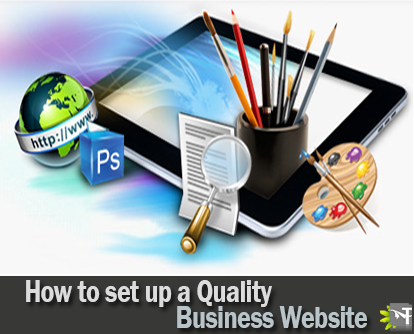 how to set up a quality business website