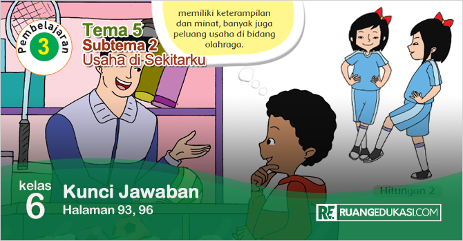 Kunci Jawaban Tematik Tema 5 Kelas 6 Halaman 93, 96 Kurikulum 2013 Kunci Jawaban Tematik Tema 5 Kelas 6 Halaman 93, 96 Kurikulum 2013